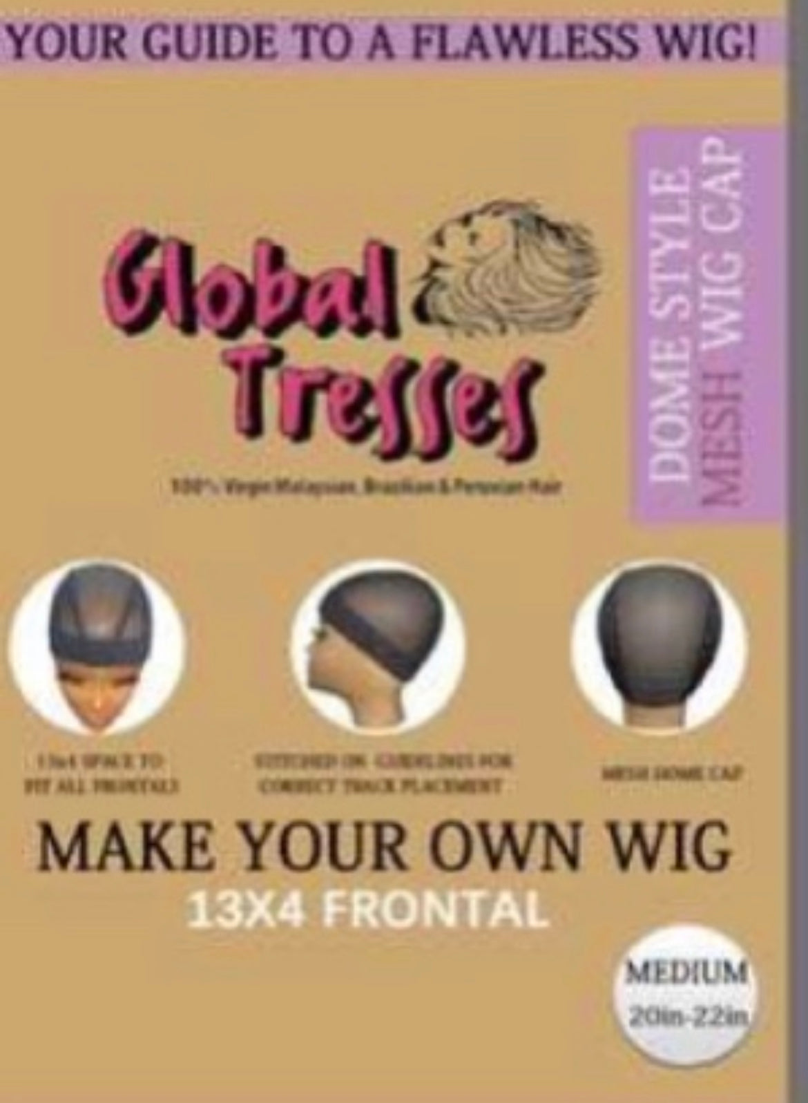 Large,Medium,Small  Size Wig Making Cap Global Tresses